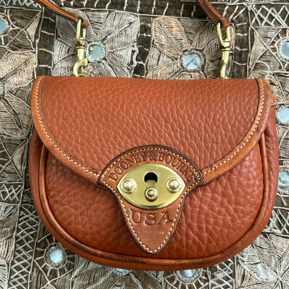Dooney & Bourke Vintage Mini Saddlebag or Crossbody - Picture 3 of 14